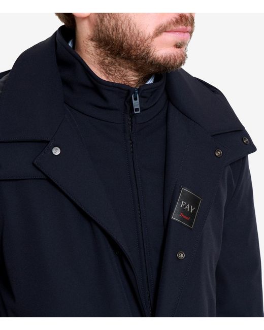 Fay Blue Coats for men