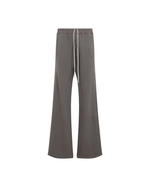 Rick Owens Gray Drkshdw Wide Pusher Pants for men