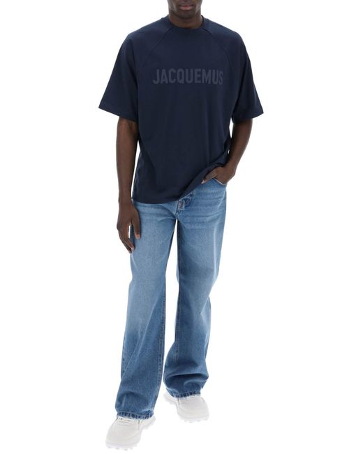 Jacquemus Grote Spijkerbroek Van Nimes in het Blue voor heren