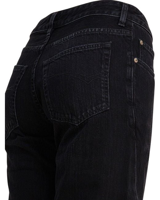 Balenciaga Black Wide Leg Jeans