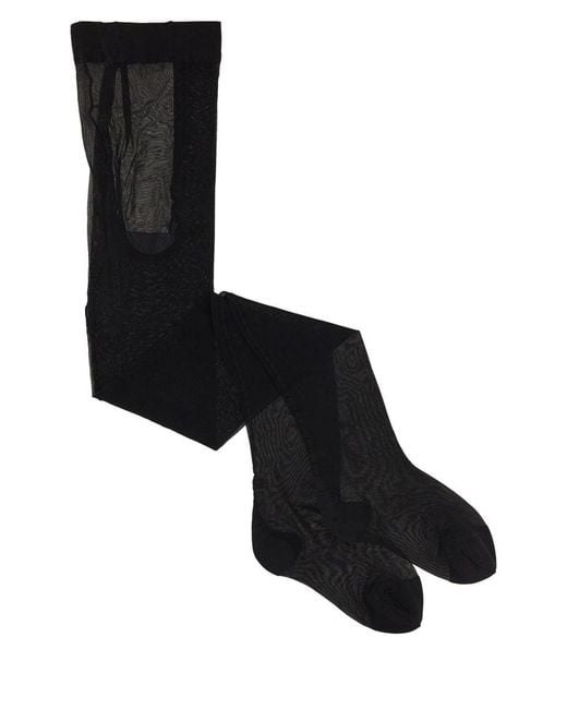 Dolce & Gabbana Black Tripack Tights Poliamide Socks