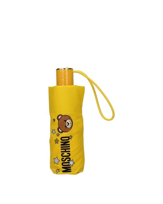 Moschino Metallic Ombrelli Toy Stars Donna Poliestere Giallo