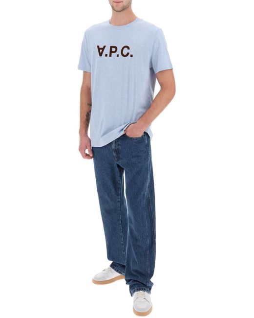 V.P.C. Logo T -Shirt A.P.C. pour homme en coloris Blue