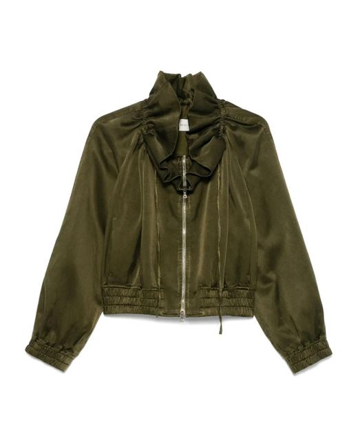 Dries Van Noten Green Voly Gd 1426 W.W.Jacket