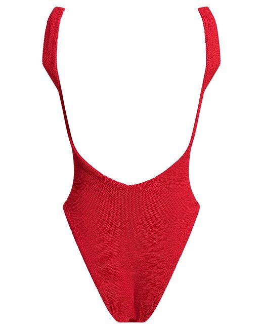 Hunza G Red Square Neck" Swimsuit