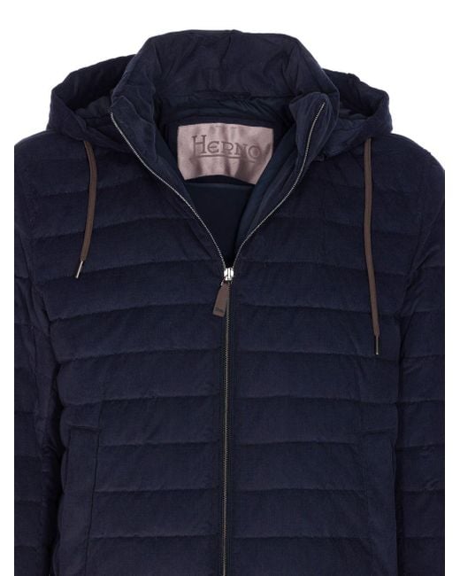 Herno Blue Short Down Jacke