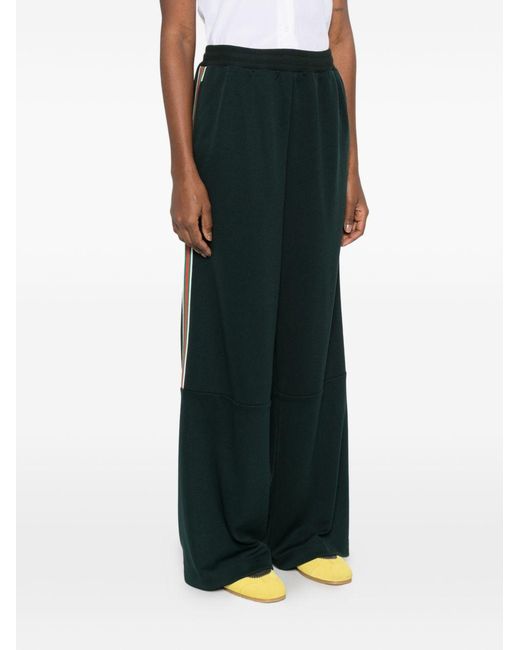 Gucci Green Web Detail Track Pants