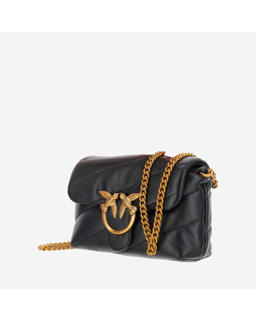 Pinko Black Love Baby Puff Shoulder Bag