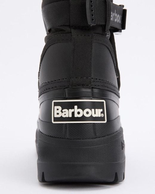 Barbour Black Braybourn Duck Boot Welly