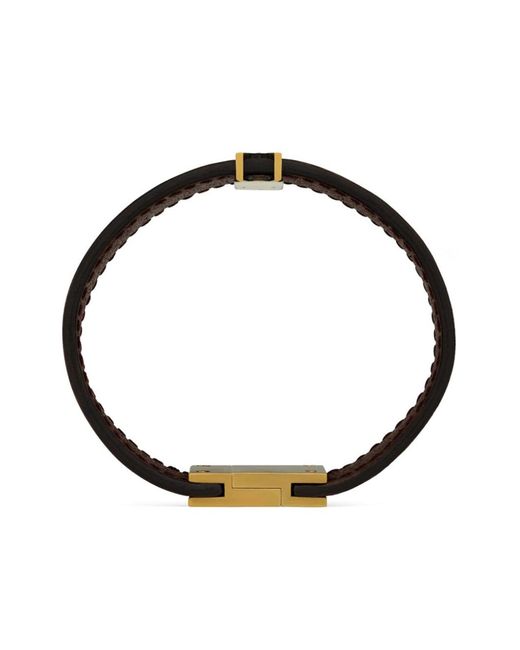 Saint Laurent Brown Jewels for men