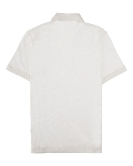 Boss White Polo "H Press"