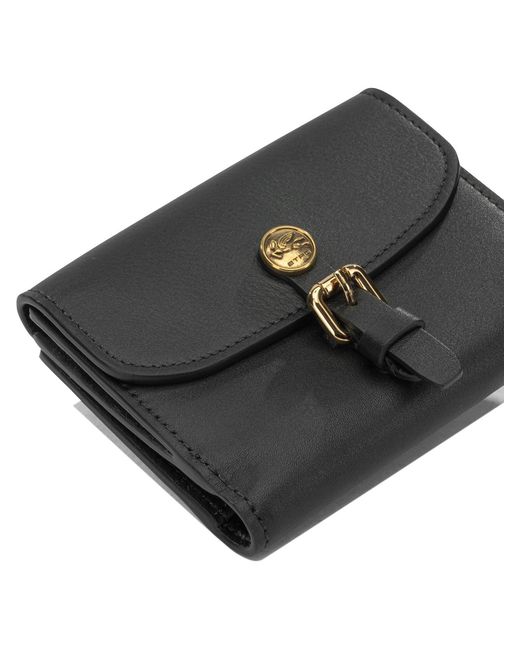 Etro Black "Pony" Wallet