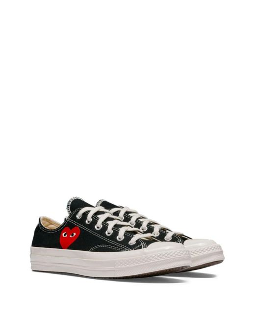 Comme des Garçons White Comme Des Garcons Chuck Taylor Low Top Sneakers for men