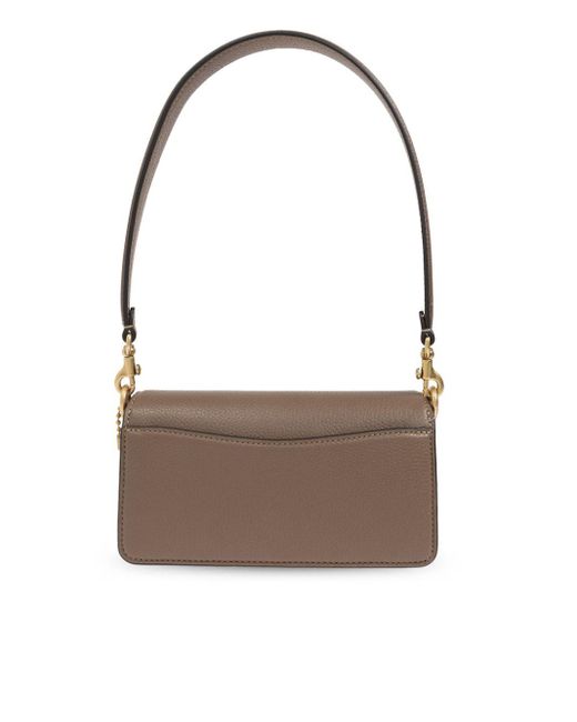 COACH Gray Tabby 20 Leder Crossbody Tasche