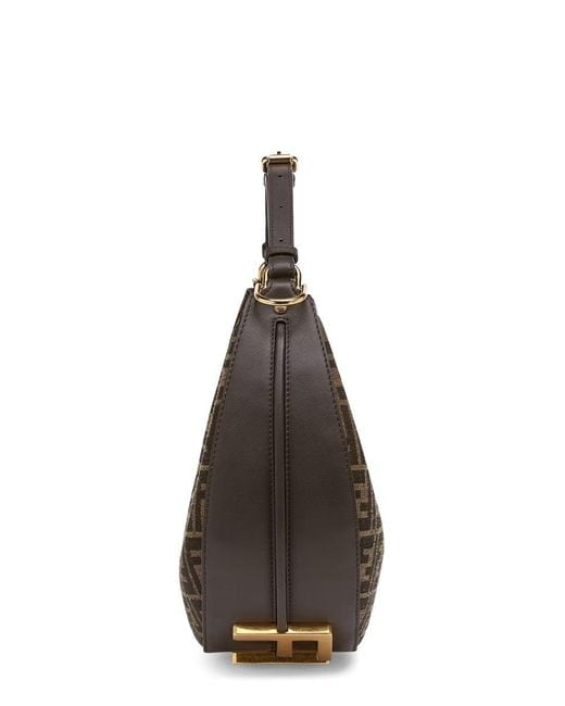Fendi Gray Borsa "Graphy" Small
