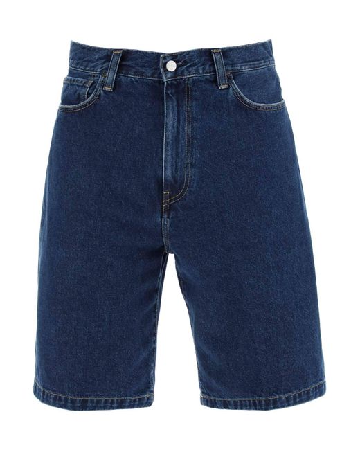 Carhartt Blue Landon Denim Shorts
