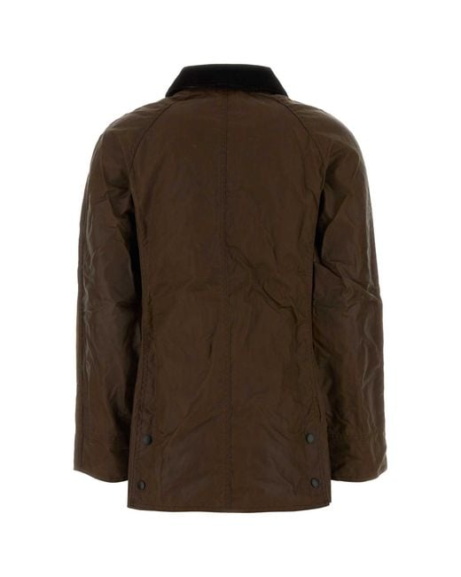 Barbour Brown Mud Cotton Beadnell Jacket