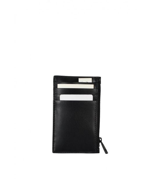 McQueen Black Alexander Mc Queen Card Holder for men