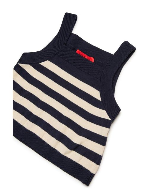 MAX&Co. Blue Tops With Logo