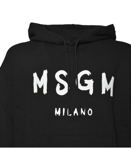 Pulls MSGM en coloris Black
