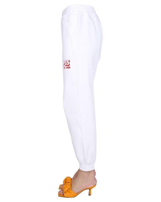 Philosophy Di Lorenzo Serafini White Relaxed-Fit Track Pants