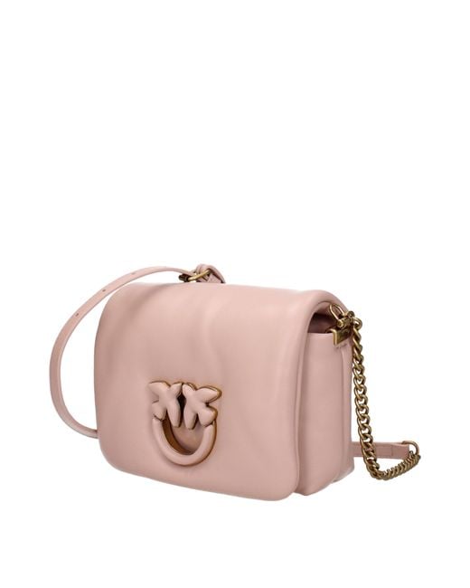 Pinko Pink Borse A Tracolla Love Donna Pelle Rosa/Rosa Cipria for men
