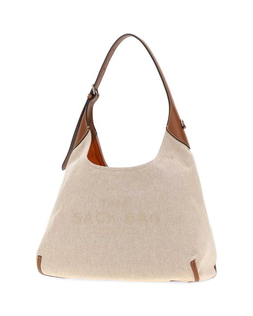 Marc Jacobs Natural Beige Canvas The Sack Bag Shopping Bag