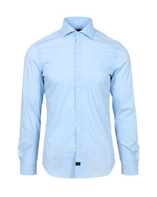 Fay Blue Shirts for men