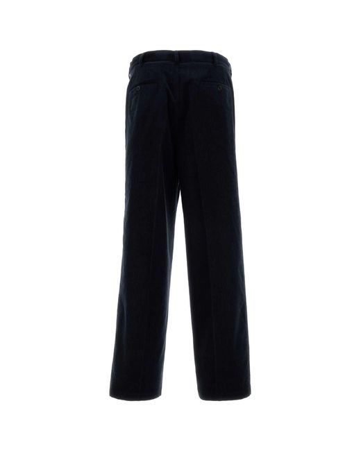Prada Blue Midnight Corduroy Pant for men