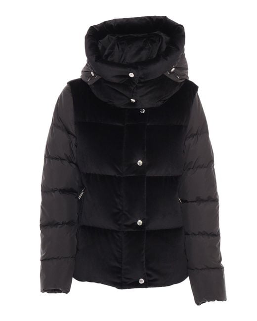 Moorer Black Lavy Ev Jacket