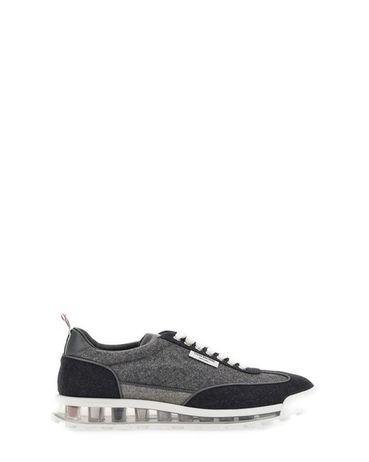 Thom Browne White Tech Runner Sneaker for men