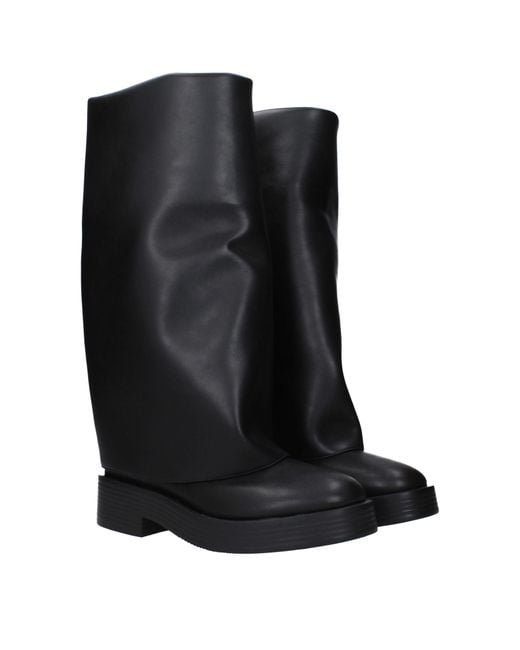 Casadei Black Stivali Donna Pelle Nero