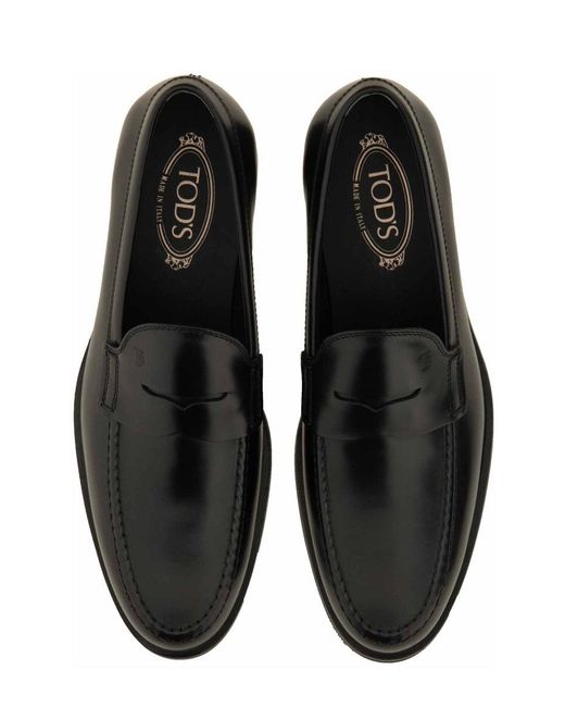 Tod's Black Mocassino