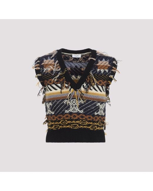 Céline C Louter Top in het Black