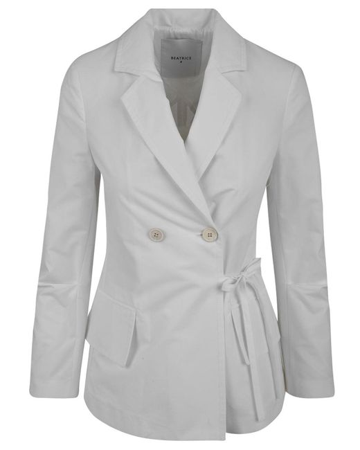 Beatrice B. Jackets Wit in het Gray