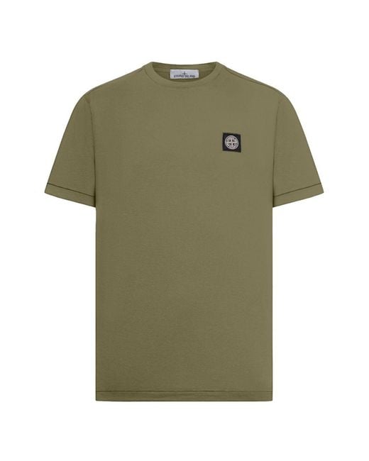 Stone Island Green T-Shirts And Polos