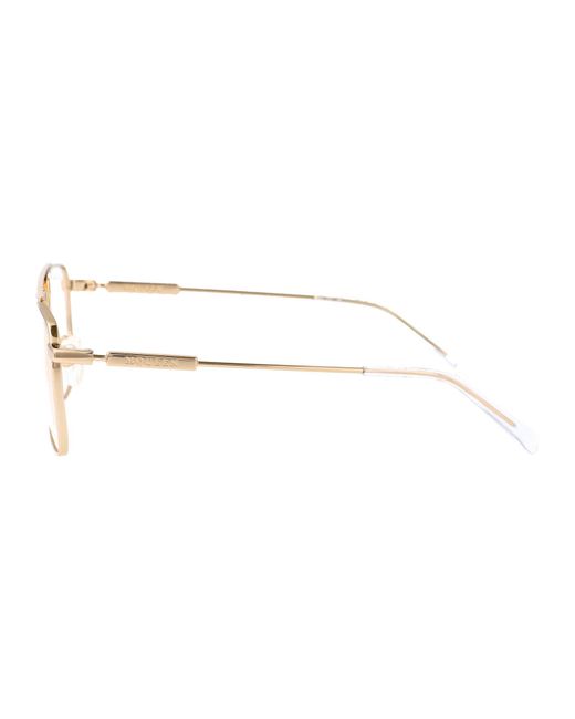 McQueen Metallic Alexander Mc Queen Aviator Optical Am0480 O 002