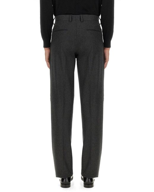 Fendi Black Luxury Cashmere Pants for men