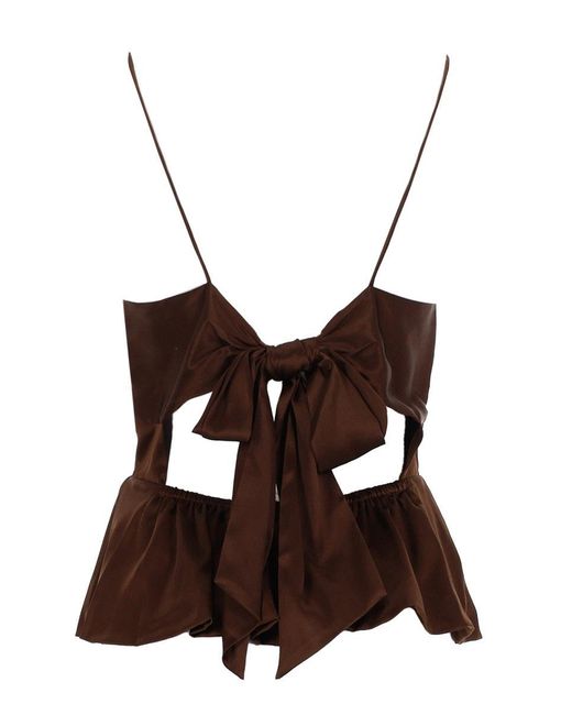 THE GARMENT Brown Top "Catia"