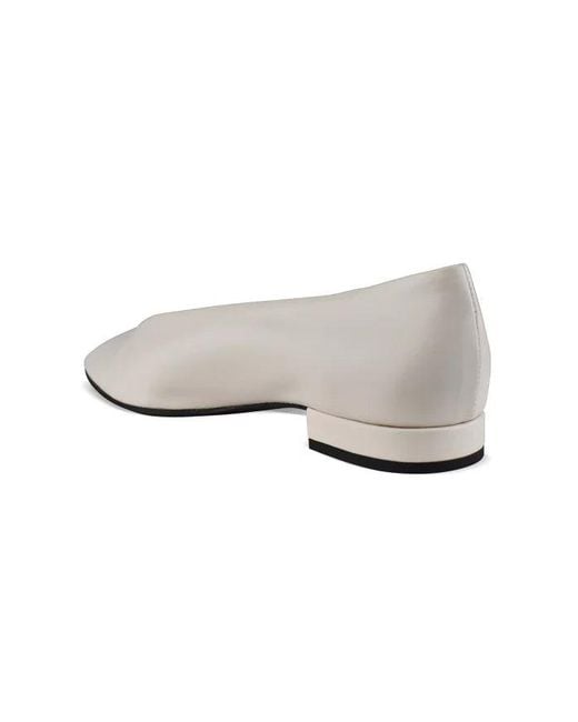 Loro Piana White Ballerinas Rebecca