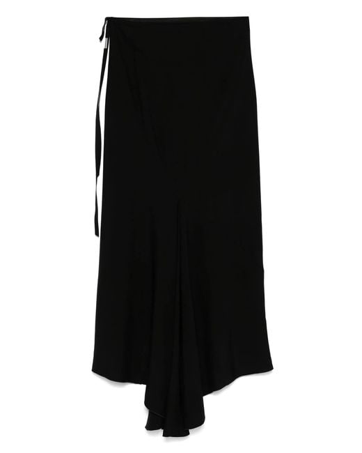 Ann Demeulemeester Black Sheila Long Bias Skirt B0012791Fa558099