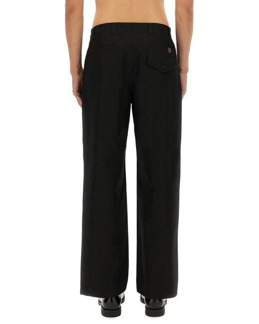 Gucci Black Pants With Web Detail for men
