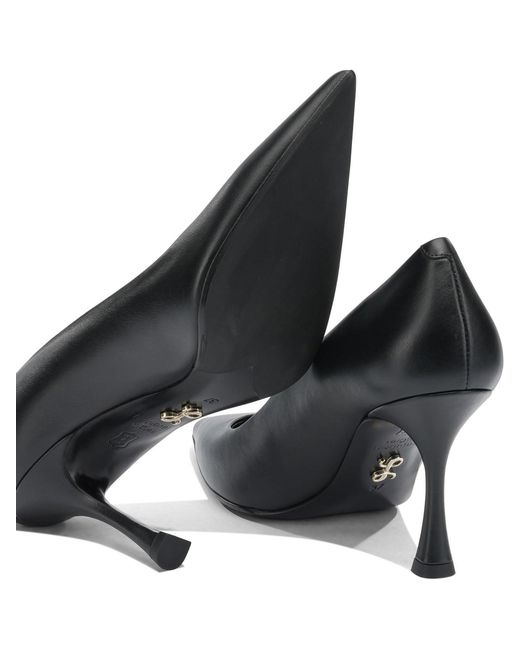 Sergio Levantesi Black Diva6 80 Mm Heeled Shoes