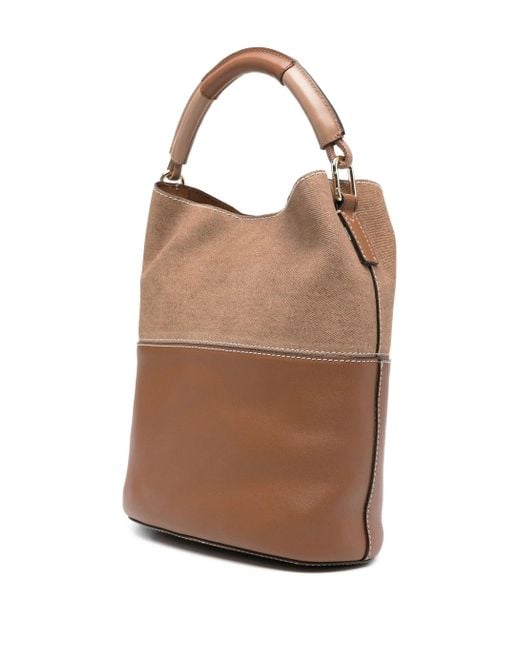 Furla Blue Small Sfera Bucket Bag