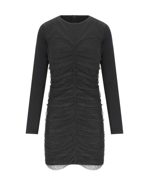 Twinset Black Plumetis Dress