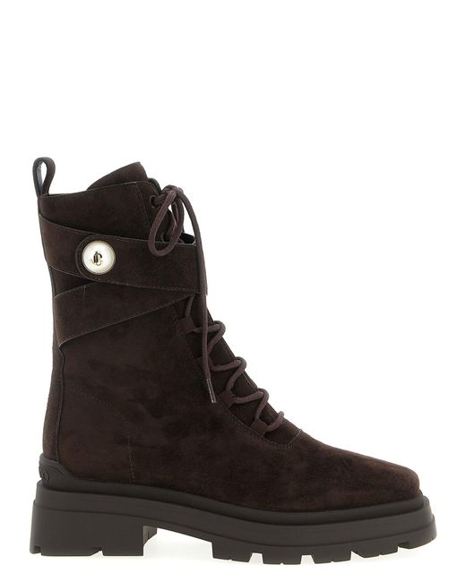 Jimmy Choo Black 'noemi' Kampfstiefel