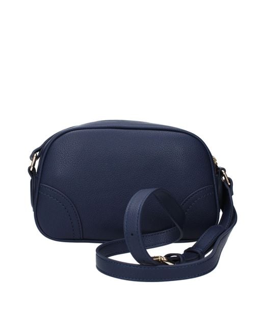 Love Moschino Blue Crossbody Bags Polyurethane