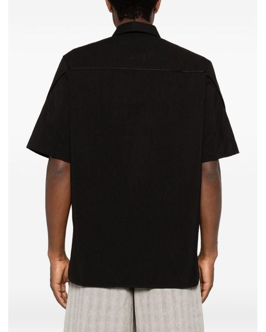 Givenchy Black Zipped Shirt for men