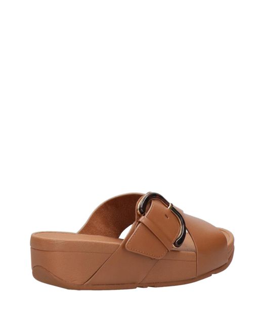 Fitflop Sandalen Leer Bruin in het Brown