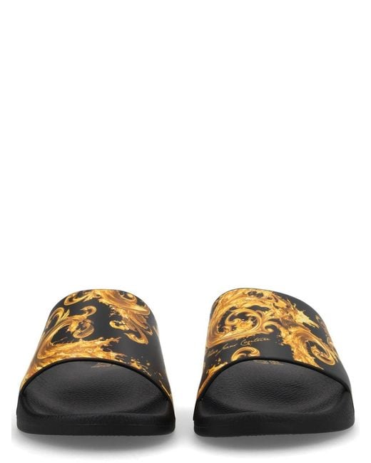Versace Jeans Couture Multicolor Polyurethane Flats